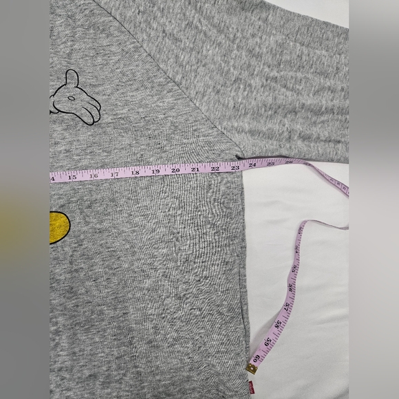 Disney X Levis Mickey Mouse light weight grey pullover sweatshirt size XL - Picture 5 of 11